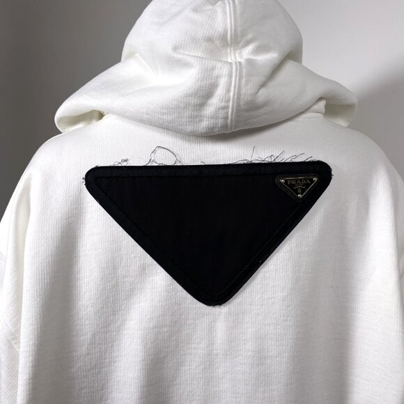 PRADA Raf Simons White Panorama Hoodie - Picture 7 of 11